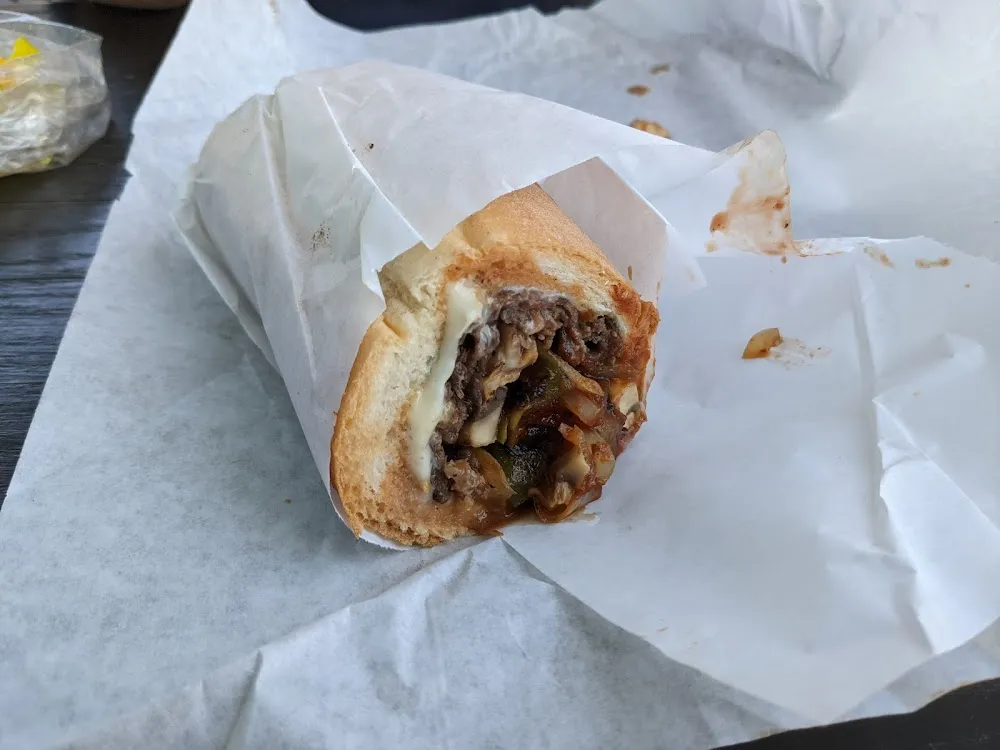 Cheese Steak with Fried Onions